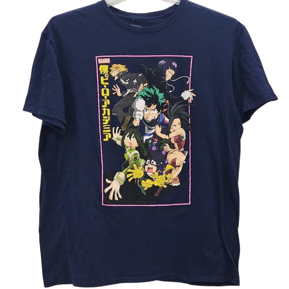 My Hero Academia Funimation Men's XL Navy T-Shirt